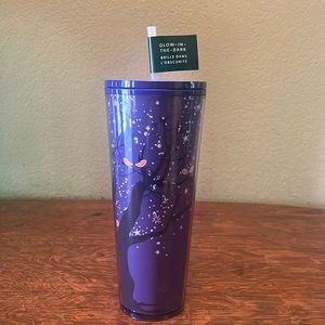 Starbucks Venti Halloween Glow-in-the-Dark Plastic Halloween Tumbler